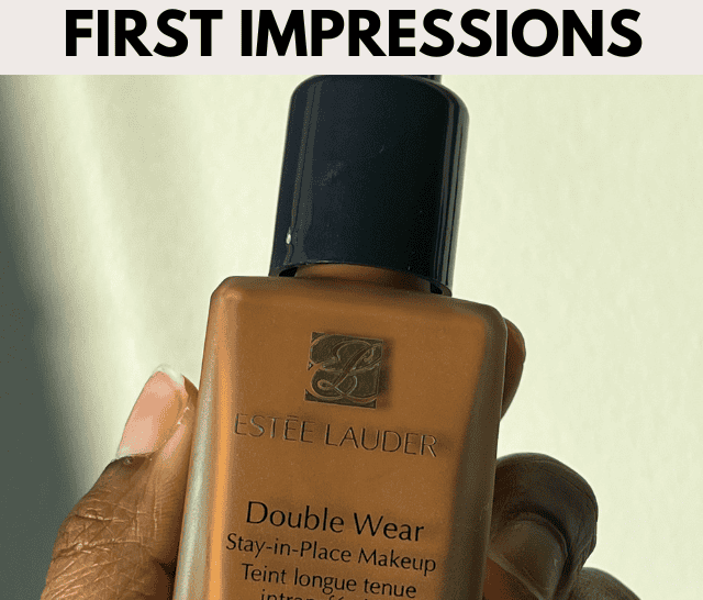 ESTEE LAUDER DOUBLE WEAR FOUNDATION FIRST IMPRESSIONS