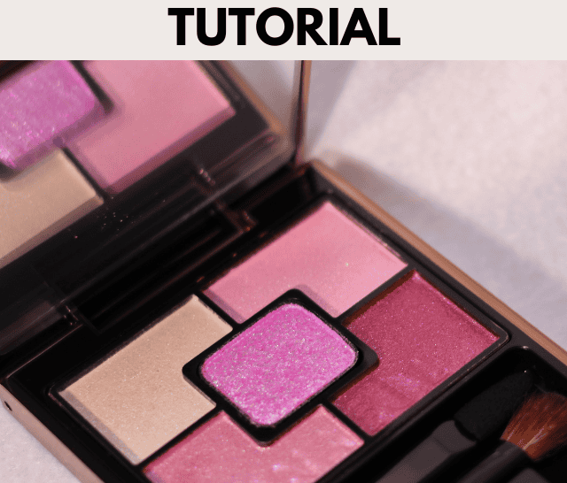 SUPER EASY PINK EYESHADOW TUTORIAL